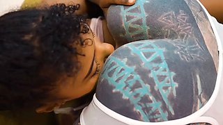 Raw 3some Anal Session Ends with Powerful Shaking Anal Orgasm
