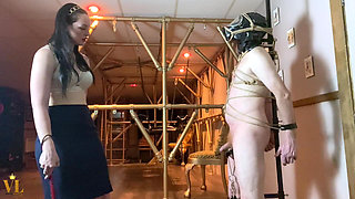 Vivienne L'amour - Orgasm Tower Anguish Pt 2 - Bound Flogged and Burned