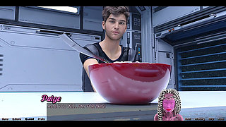 Stranded in Space - Planning Yoga Date with Brunette Milk with Huge Tits