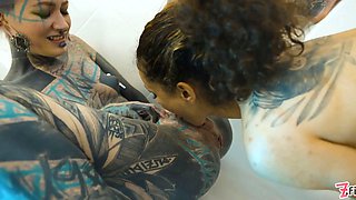 Insane fisting sesh in tub - blossom, intense squirt & atm