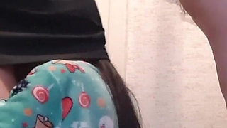 While My Housekeeper Girlfriend Is Washing Dishes, I Fuck Her Mistress in the Mouth