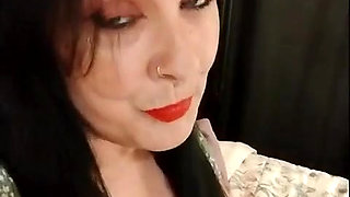 Cute Smoking MILF Red Lipstick