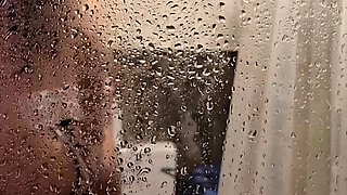 Check out this steamy shower scene with hot naked Simon