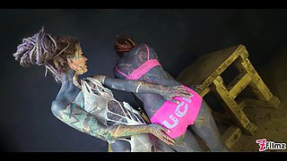 Trans Lily Lu likes to be a good sissy for Anuskatzz