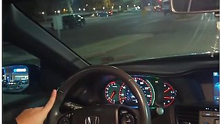 Sloppy Deepthroat Road Head W/ Pussy Out Drive Thru Public Car Blowjob Ofjackandjami