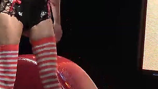 Strapon Fucking Lesbian Public Show