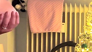 Mistress Dominates Handjob and Makes Her Slave Cum in Stocking