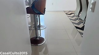 Hotwife rides hard black cock