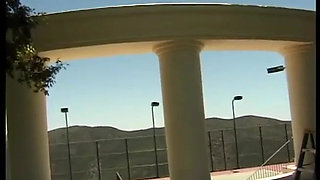 Romantic sex outdoor