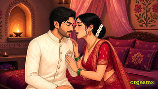 Desi Bride Wedding Night Intimate Romance - Ai Created Video