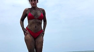Buried in the Sand & Beach Yoga - Double the Show