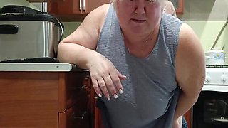 Zona901 spanks neighbor's big ass then fucks her mouth and pussy for a huge cumshot she swallows