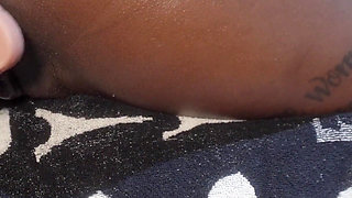 Ebony Gets Fucked by Fuck Machine