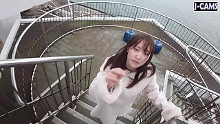 Affectionate Busty Tour Guide Teases with Sweet Exposure and a Willing Smile Part 2