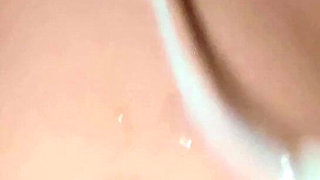 Big Cumshot on Skinny Girl
