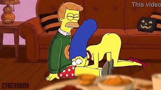 Slut Wife Cheating Cuckold Husband - Animated Hentai Compilation - Simpsons Parody Fairy Tales