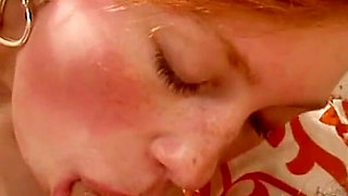 Horny skinny ginger teen gets fucked by guys after tinder meeting