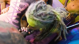 Wild Hardcore Orgy - Massive Gapes, ATM and All Girls Double Hole Fingering