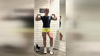 18yo's First Time Anal - Ass Destroyed by Two Muscular Guys Live on TikTok - She Begged for More!
