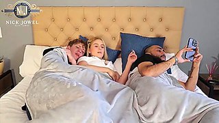 Let's Be Silent! Our Stepfather Can't Figure It Out - He Sneaks It All in Me