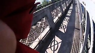 Mature Outdoor Handjob Adventure with Daddy