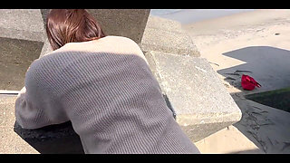 First Outdoor Sex in Complete Privacy