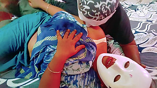 StepDad Caught His stepDaughter While Speaking with Her BF Then He Punished Her - Full Tamil Audio with Loud Real Moaning