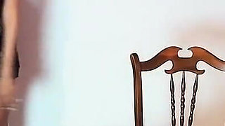 Sexy Femdom Mistress Dominates Naked Slave with Whip