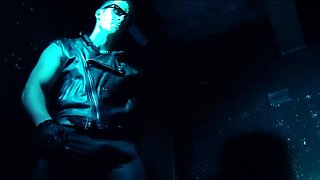 Hot bitch fucks rockers on billiard table