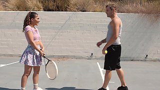 Nathan Bronson and Liv Revamped enjoy a passionate and intense outdoor session.