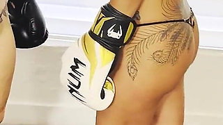 Nadia White Vs Andi Vicious in a Topless Boxing Match