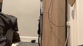Hot BBW Self Masturbation and Foot Job