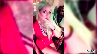 Amsterdam Bimbo Takes Big Cock Tour - Public