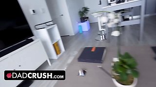 Big Assed filipino princess bribes her stepdaddy and gags on his fat dick - dadcrush