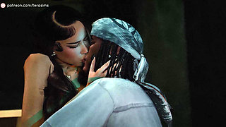 The sims 4 - Balcony sex and a naughty little game