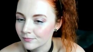Busty Canadian MILF Drinks Her Own Milk on Webcam
