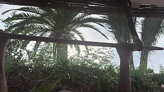 Lola Jungle Girl on Arm Pole Bondage and Poolside Restrain HD