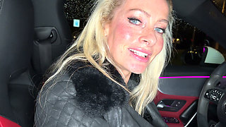 Public Transport Strike Brings Luck: Horny Hot MILF Goldy Kim Picks up a Guy off the Street