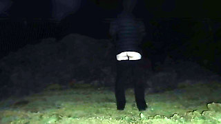 In the Dark, He Touches and Slaps My Bum