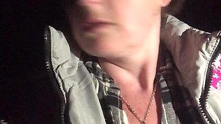 Got My Tits Out to Try and Cool Down Whilst Walking at Night