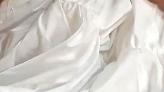 The Bride Seduced the Guy and Opened Her Sweet Wet Pussy to Him