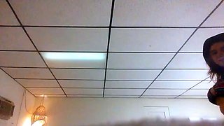 Big-Titted MILF Expresses Milk on Webcam