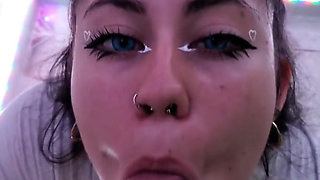 Colombian Cutie Makes Me Cum on Her Small Tits, She Loves My Cum!