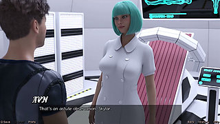 Stranded in Space - Blue Haired MILF Want Threesome with Me & Hot Busty Doctor