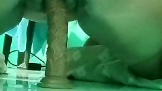 Sexy Filipina MILF Riding & Bouncing on a Dildo