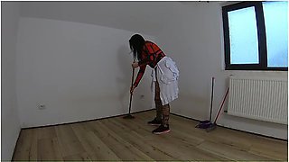 Nymphomaniac Maid Cleans An Abandoned House Ep 257 - Preview