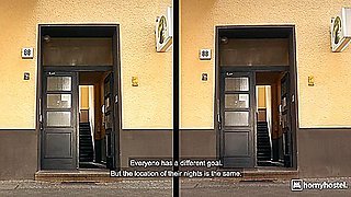 Likas Beautiful Blonde Affair Ignites Wild Hostel Passion - Sam Bourne And Lika Star