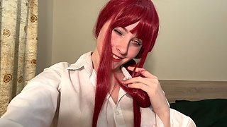 Anime Power Uwu Bed Ride - Dripping Dildo Playtime