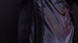 Silk Robe Tease: Just Enough to Make You Want More