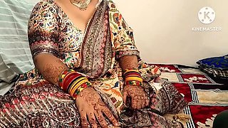Bhabhi Anal Sex Hindi Audio - Karwachauth Special with Big Ass Desi Aunty Hard Fucked